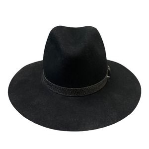 Rag & Bone Wool Felt Fedora Hat Soft Brim Small